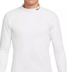 Nike Pro Combat Dri Fit Men's White Long Sleeve Compression Athletic Shirt XL